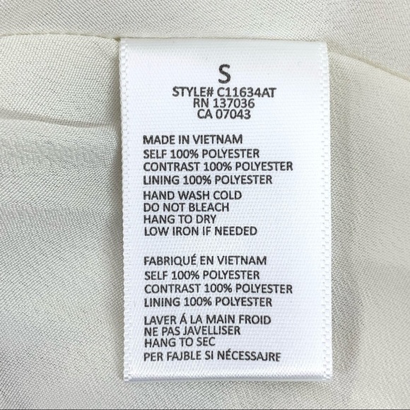 NWT Paper Crane Mixed Floral Print Wrap Style Chiffon Tank Top Size Small - Picture 8 of 8